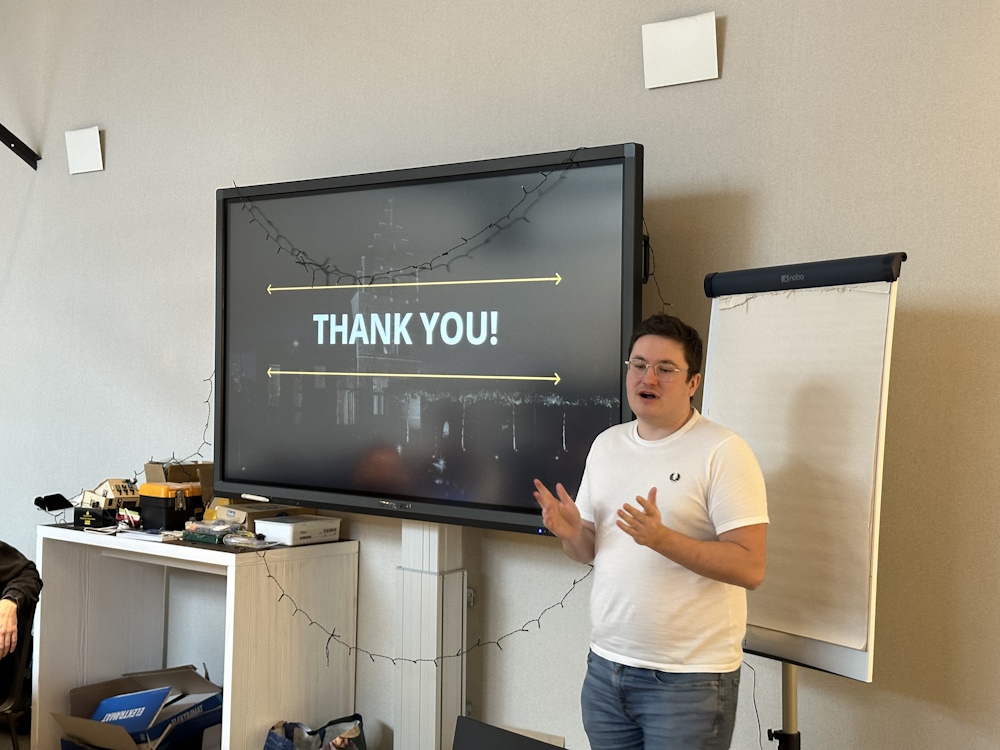 End of the presentation... Let's get this party started