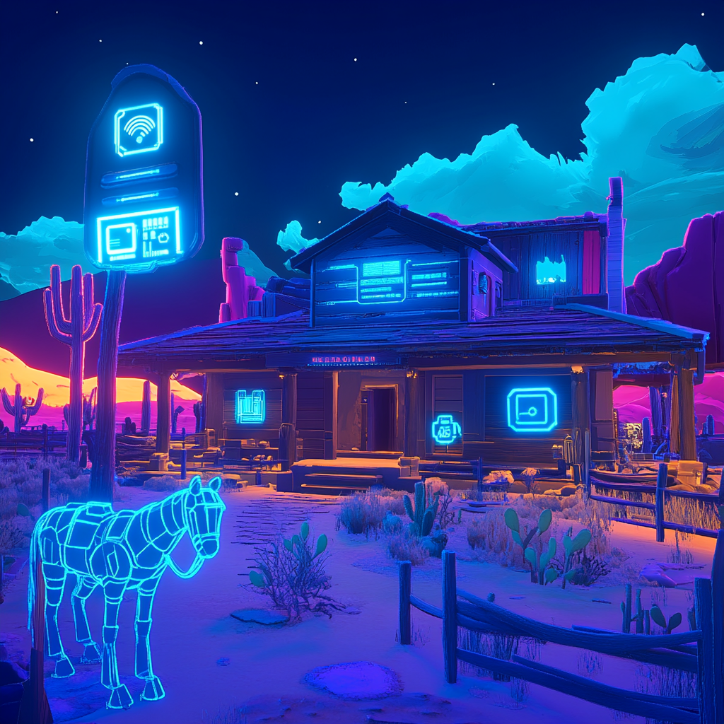 One of the houses, The Reboot Ranch