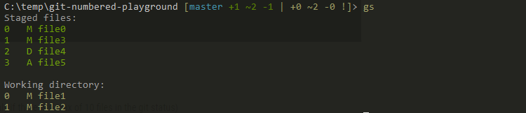 Git-NumberedStatus