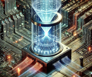 A futuristic energy core at the center of a massive digital network, precisely extracting and refining structured data from chaotic streams of information. Glowing, transparent data streams flow into the core, where a high-tech filtration system refines and optimizes them before channeling the clean output into structured pathways. The scene has a cyberpunk aesthetic, with neon-lit circuits and a sleek, high-tech control center.